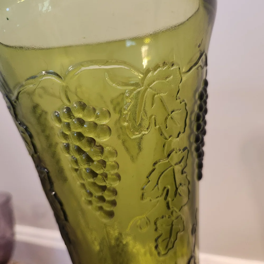 Indiana Glass Avocado Green 9.75